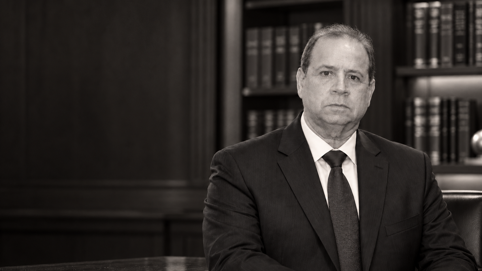 Guarim Teodoro Filho (in memoriam), advogado criminalista, em seu gabinete